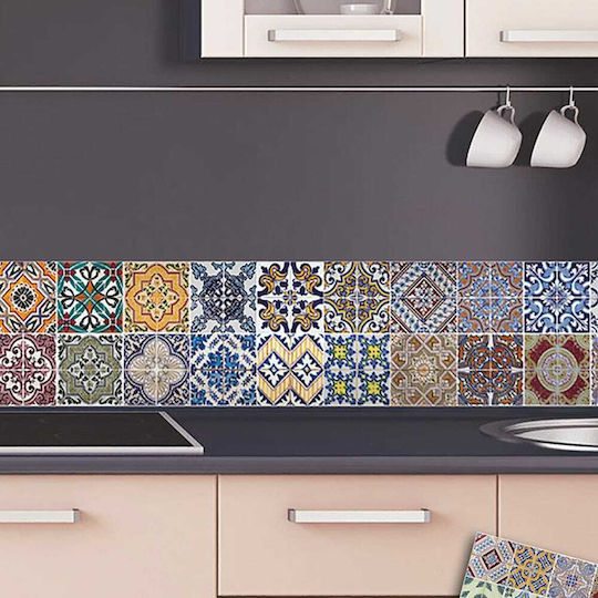 Διακοσμητικό Αυτοκόλλητο Τοίχου Azulejos Μπορντούρα Κουζίνας 1τμχ 195x23.5εκ. Ango Διακοσμητικό Αυτοκόλλητο Τοίχου Azulejos Μπορντούρα Κουζίνας 1τμχ 195x23.5εκ. Ango