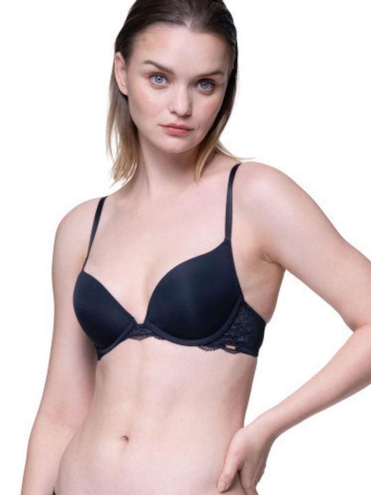 Dorina Rosa Push Up Bra Underwire Black