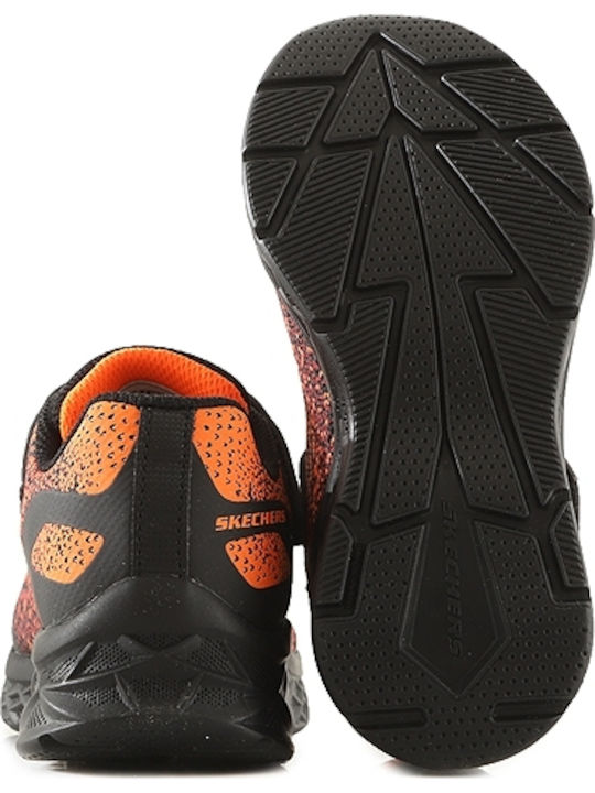 Microspec Αθλητικά Παιδικά Παπούτσια Running με Σκρατς Πορτοκαλί