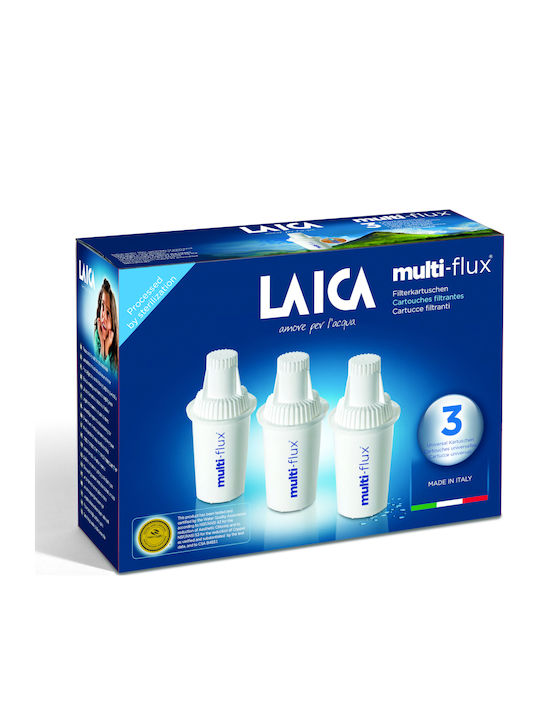 Laica Filtru de Apă de Înlocuire pentru Cană din Rășină Multi-Flux 3buc