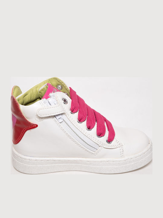 221940 Kinder Sneakers Hoch Weiß
