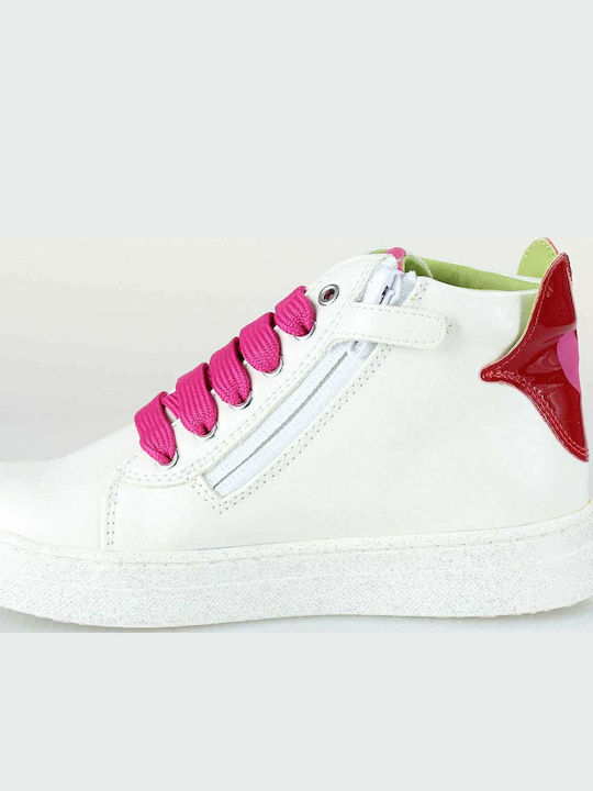 221940 Kinder Sneakers Hoch Weiß