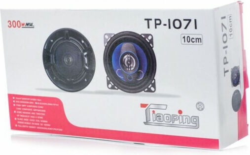 Car Speaker Set TP-1071 4" with 300W RMS (2 Way)