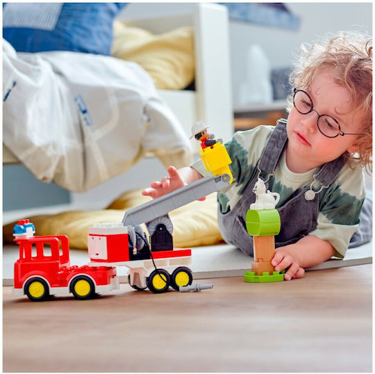 LEGO Duplo Fire Truck για 2+ Ετών 21τμχ