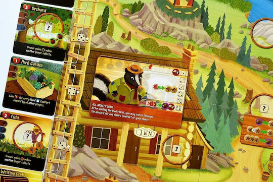 Brettspiel Creature Comforts für 1-5 Spieler 8+ Jahre (EN) Kids Table BG