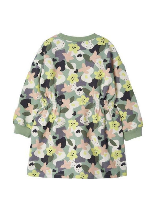 Mayoral Kids Dress Long Sleeve Multicolour