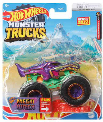 Hot Wheels Αυτοκινητάκι Mega Wrex για 3+ Ετών