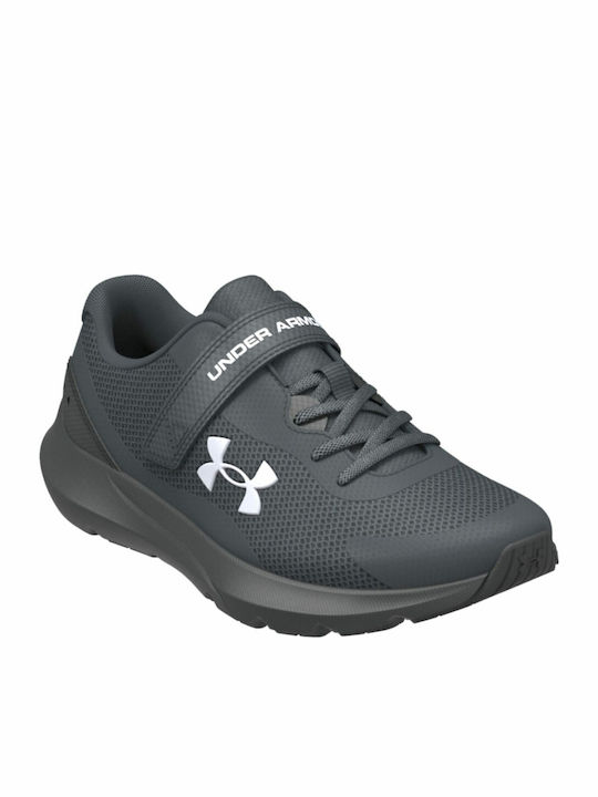 Bps Surge 3 Ac Kids Sports Shoes Running with Hoop & Loop Closure Gray