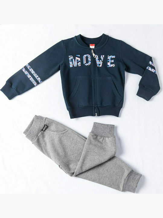 Joyce Kids Sweatpants Set Blue