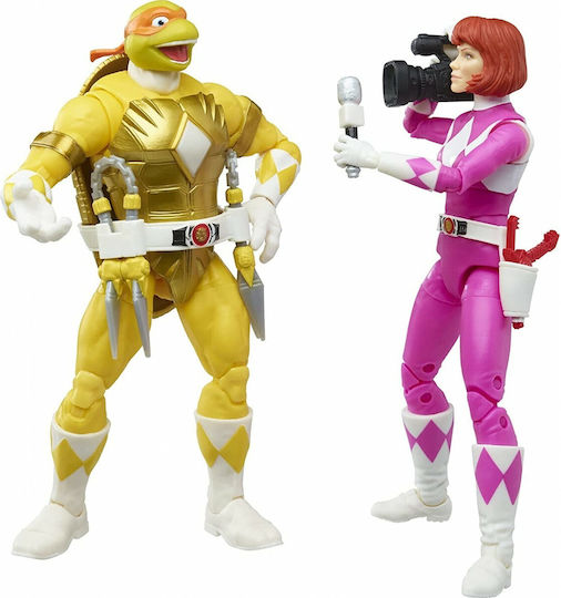 Φιγούρα Δράσης x TMNT: Lightning Collection Morphed April O´Neil & Michelangelo 2-Pack Power Rangers