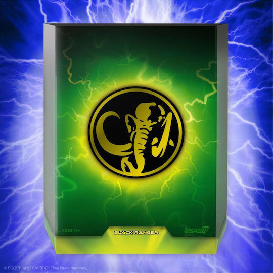 Φιγούρα Δράσης Mighty Morphin Black Ranger Ultimates Power Rangers