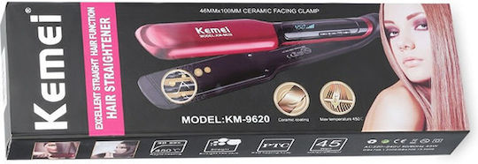 Kemei KM-9620 Hair Straightener with Ceramic Plates 45W