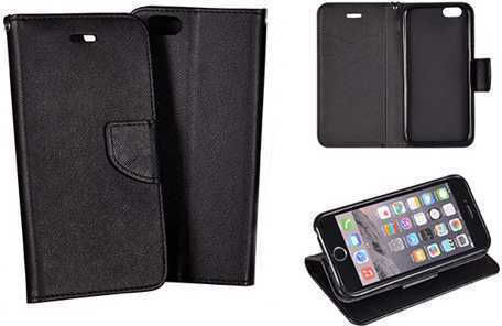 Smart Fancy Wallet Δερματίνης Μαύρο (Redmi 10A)
