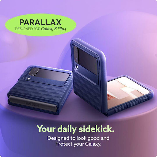 Caseology Parallax Back Cover Plastic / Silicone Midnight Blue (Galaxy Z Flip4)