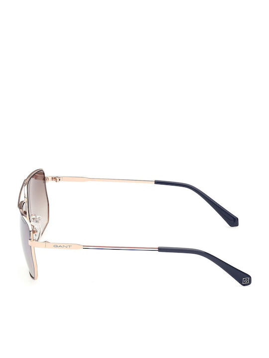 Gant Men's Sunglasses with Gray Metal Frame