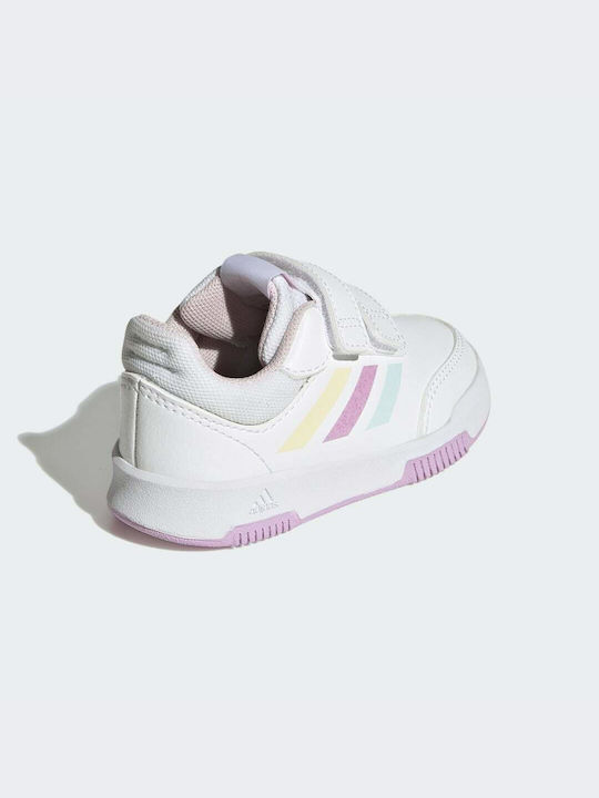 Adidas Παιδικά Sneakers Tensaur Sport Training Hook με Σκρατς Cloud White / Almost Blue / Bliss Lilac