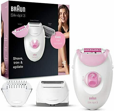 Braun Silk Epil 3 Αποτριχωτική Μηχανή Epilator για το Σώμα SE3270/12
