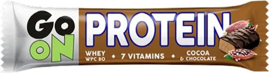 Go On Nutrition Protein Bar with 20% Protein & Flavor Cocoa Chocolate 50gr