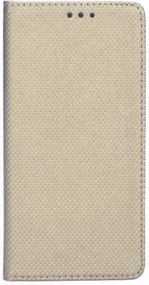 Smart Magnet Synthetic Leather Book Gold (Realme 9i)