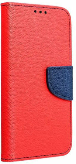 Fancy Brieftasche Synthetisches Leder Rot (Realme 9i)