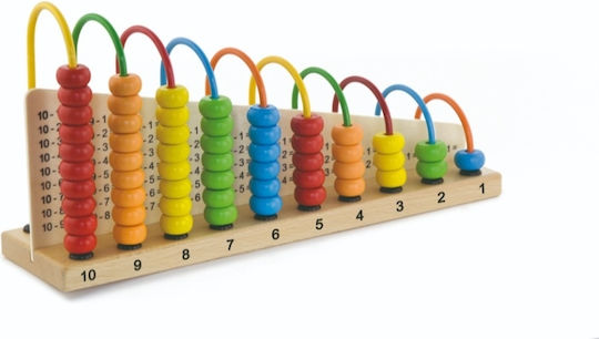 Andreu Toys Μαθηματικός Άβακας Άβακας από Ξύλο για 3+ Ετών