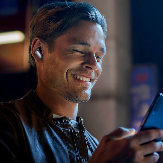 Ugreen HiTune X6 In-ear Bluetooth Handsfree Ακουστικά με Αντοχή στον Ιδρώτα και Θήκη Φόρτισης Μαύρα