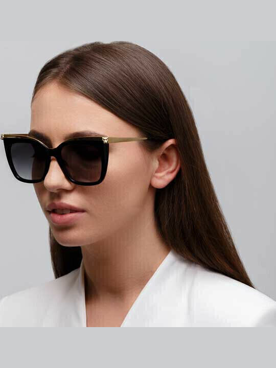 Cartier Γυαλιά Ηλίου Μαύρα με Μεταλλικό Σκελετό