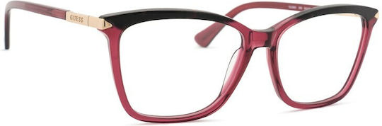 Guess Γυναικείος Σκελετός Cat Eye Καφέ Ταρταρούγα GU2880 069