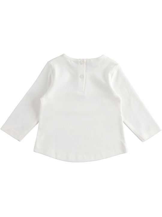 iDO Kids Blouse Long Sleeve White