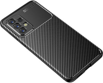 Ancus AutoFocus Carbon Fiber Plastic Back Cover Black (Galaxy A33 5G)