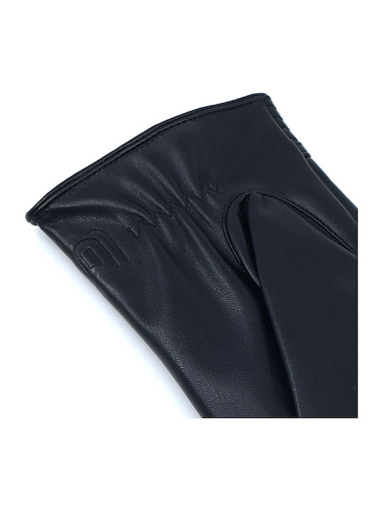 Men's Leather Touch Gloves Black