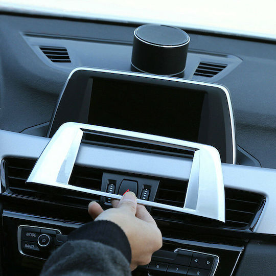 Carner DIN Fascia Panels 2 Din Chrome for BMW X1 F48 2015-2019