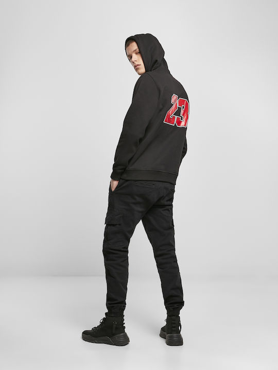 Mister Tee Ballin 23 MT1488 Men's Sweatshirt with Hood and Pockets Black MT1488-00007