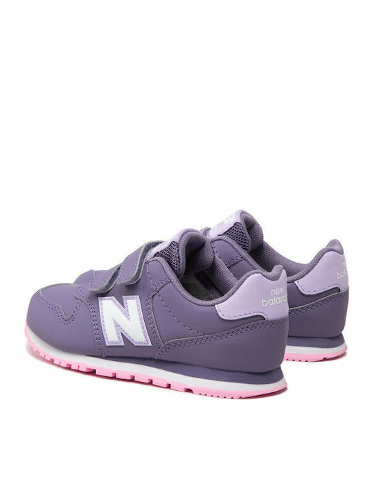 500 Classics Kids Sneakers with Scratch Purple