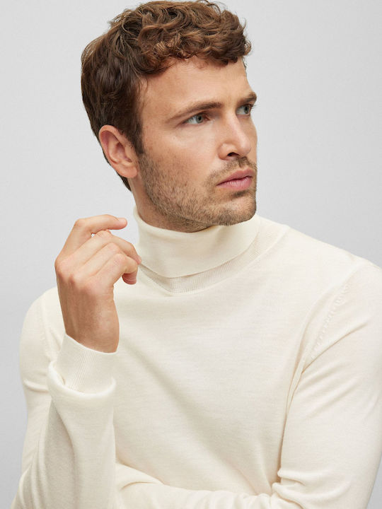 Langarm-Pullover White