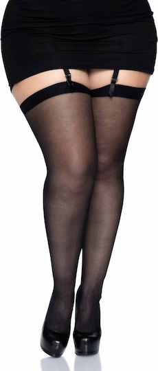 Leg Avenue 1001Q Sheer Stockings Plus Size