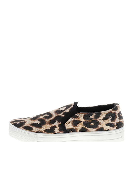 Γυναικεία Slip-On Πάνινα Leopard