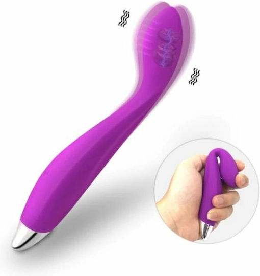 Action No 10 G-spot Flexible Vibrator Vibrator G-Spot Violet