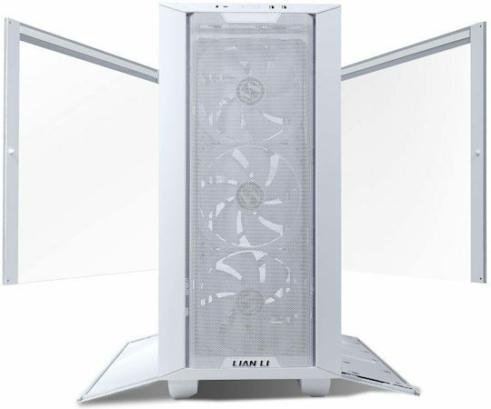 Lian Li Lancool III Gaming Midi Tower Computer Case with Side Window White