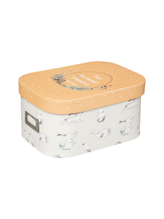 Atmosphera Lesni Przyjaciele Paper Storage Box with Lid Multicolour 3 Pieces