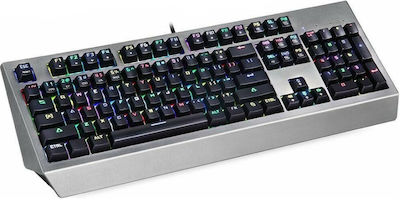 Motospeed CK99 Tastatură Mecanică de Gaming cu Cherry MX Red întrerupătoare și iluminare RGB Gri