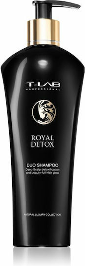T-Lab Royal Detox Σαμπουάν Βαθύ Καθαρισμού για Όλους τους Τύπους Μαλλιών 250ml