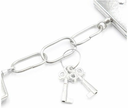 Lovetoy Fetish Pleasure Furry Metal Handcuffs Χειροπέδες Black