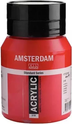 Royal Talens Amsterdam All Acrylics Standard Acrylic Paint Set Carmine 318 1000ml 1pcs 17713182