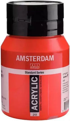 Royal Talens Amsterdam All Acrylics Standard Acrylic Paint Set Pyrrole Red 315 1000ml 1pcs 17713152