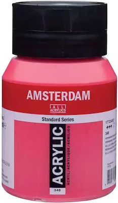 Royal Talens Amsterdam All Acrylics Standard 500ml Permanent Red Purple 348