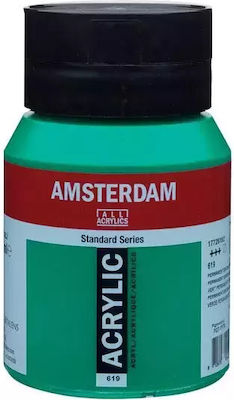 Royal Talens Amsterdam All Acrylics Standard 500ml Permanent Green Deep 619