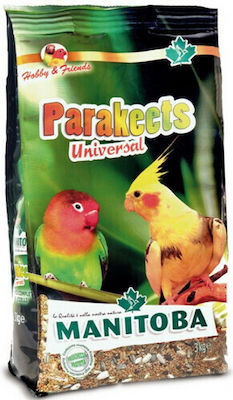 Manitoba Parakeets Universal Birds Food for Medium Parrots για Παπαγάλους 1kg