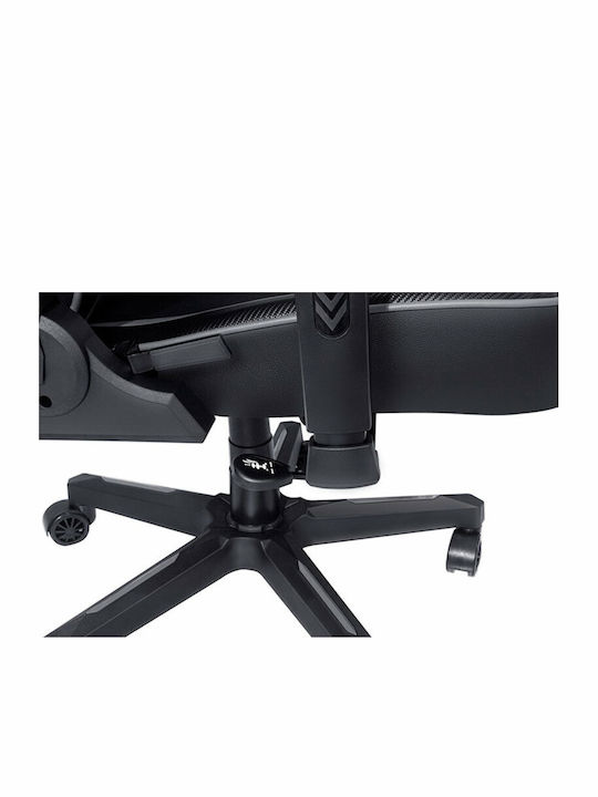 A4Tech GC-330 Artificial Leather Gaming Chair with Adjustable Arms Black/Red