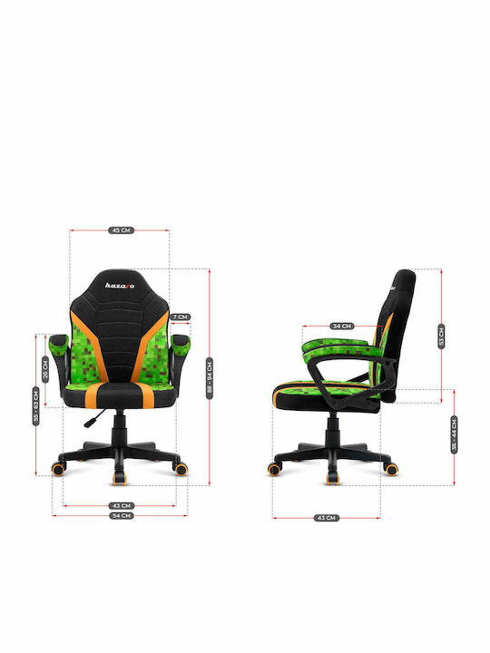 Huzaro Ranger 1.0 Καρέκλα Gaming Δερματίνης Pixel Mesh